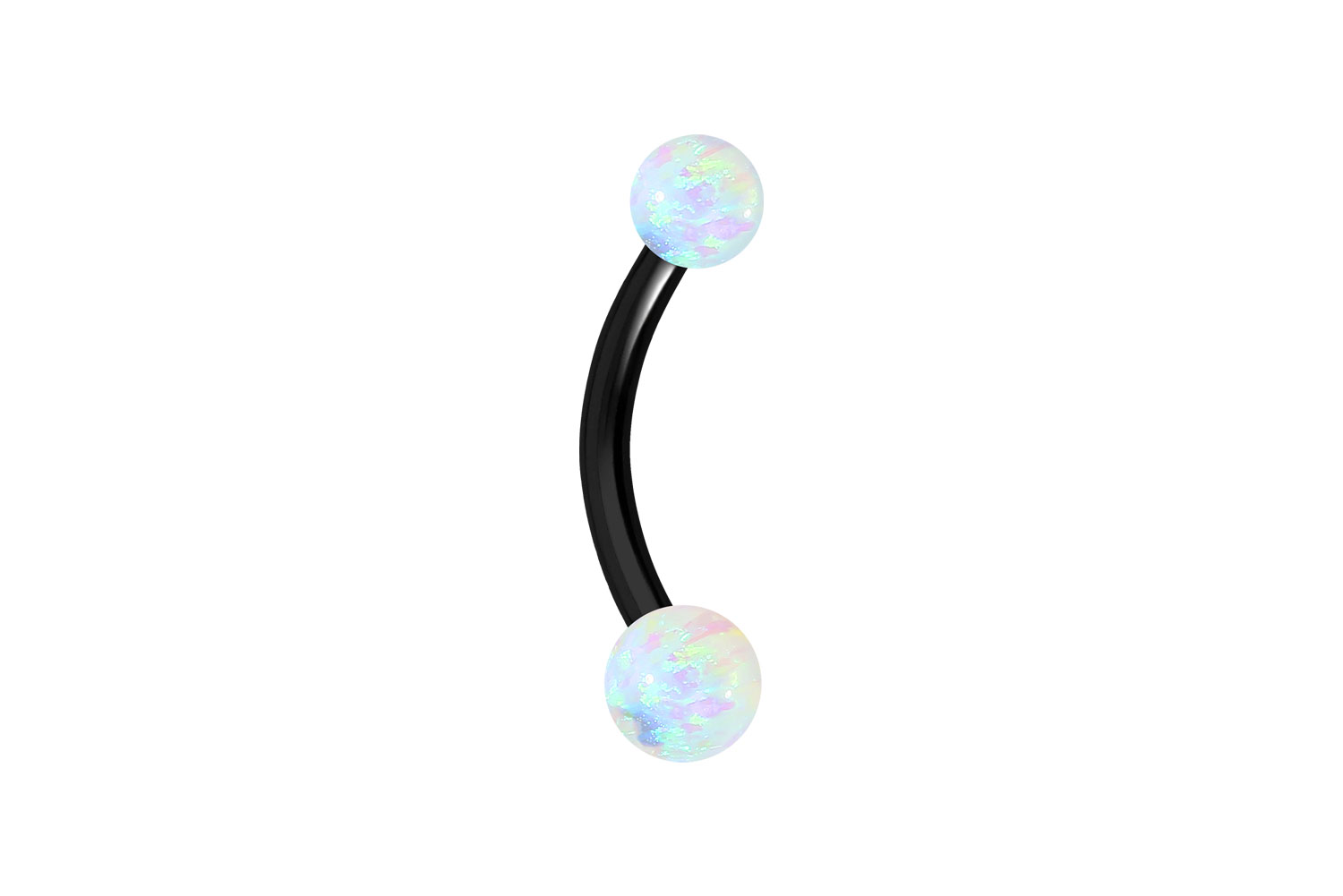 Titan Mini Bananabell Piercing SYNTHETISCHE OPALE